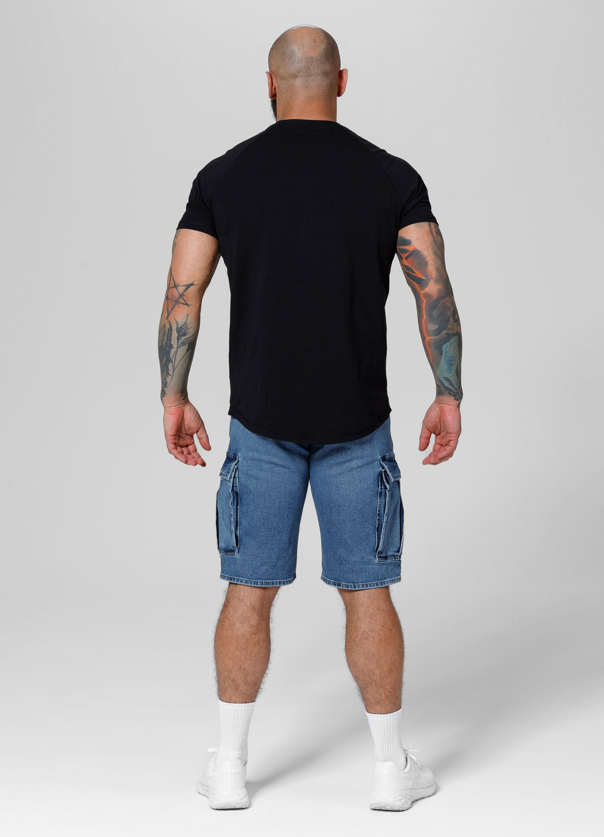 Cargo-Jeansshorts Deerhorn - Blau