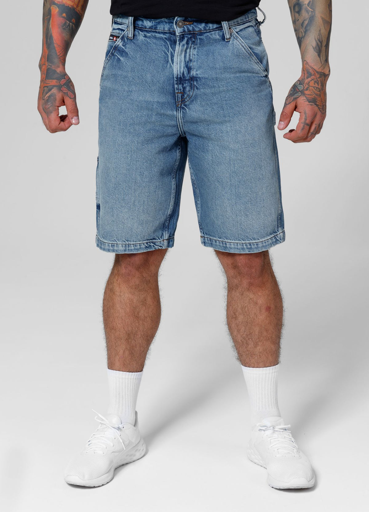 Kurze Jeansshorts Carpenter - Blau