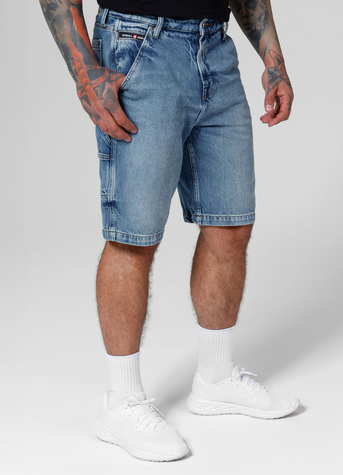 Kurze Jeansshorts Carpenter - Blau