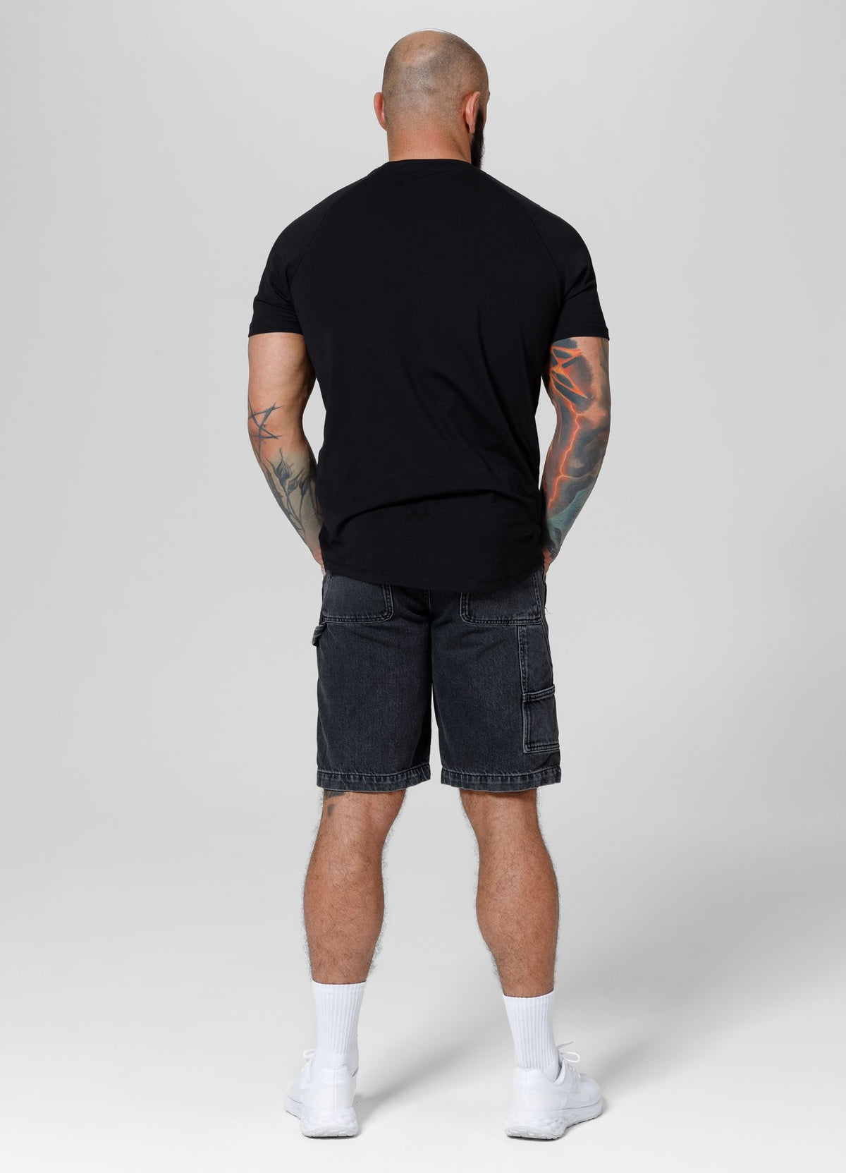 Kurze Jeansshorts Carpenter - Schwarz