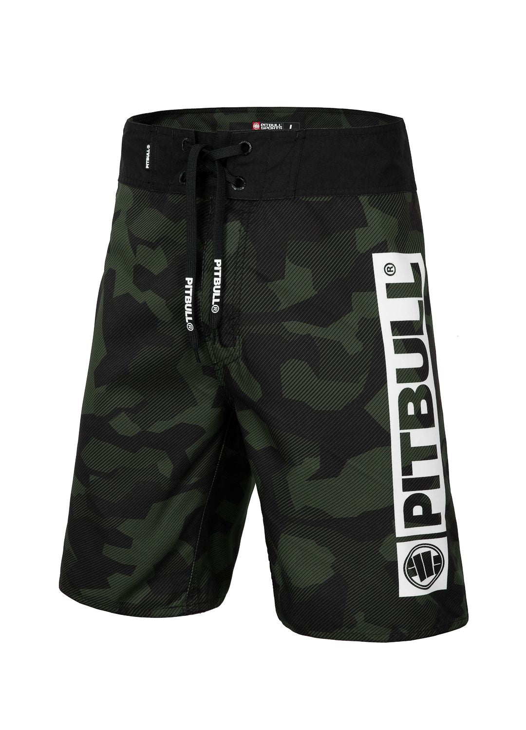 Badehose Hilltop - Olivgrünes Camouflage
