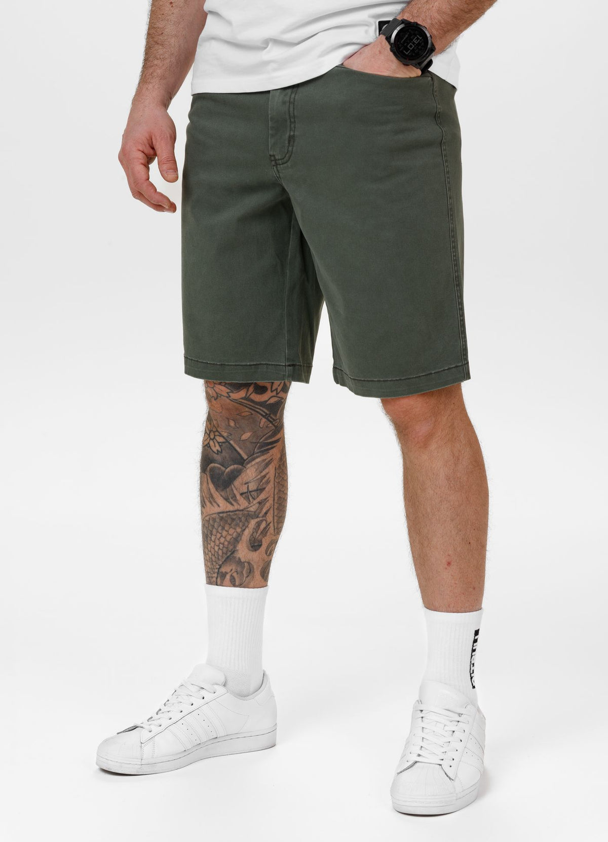 Men's Chino Shorts GRAVES - Olive
