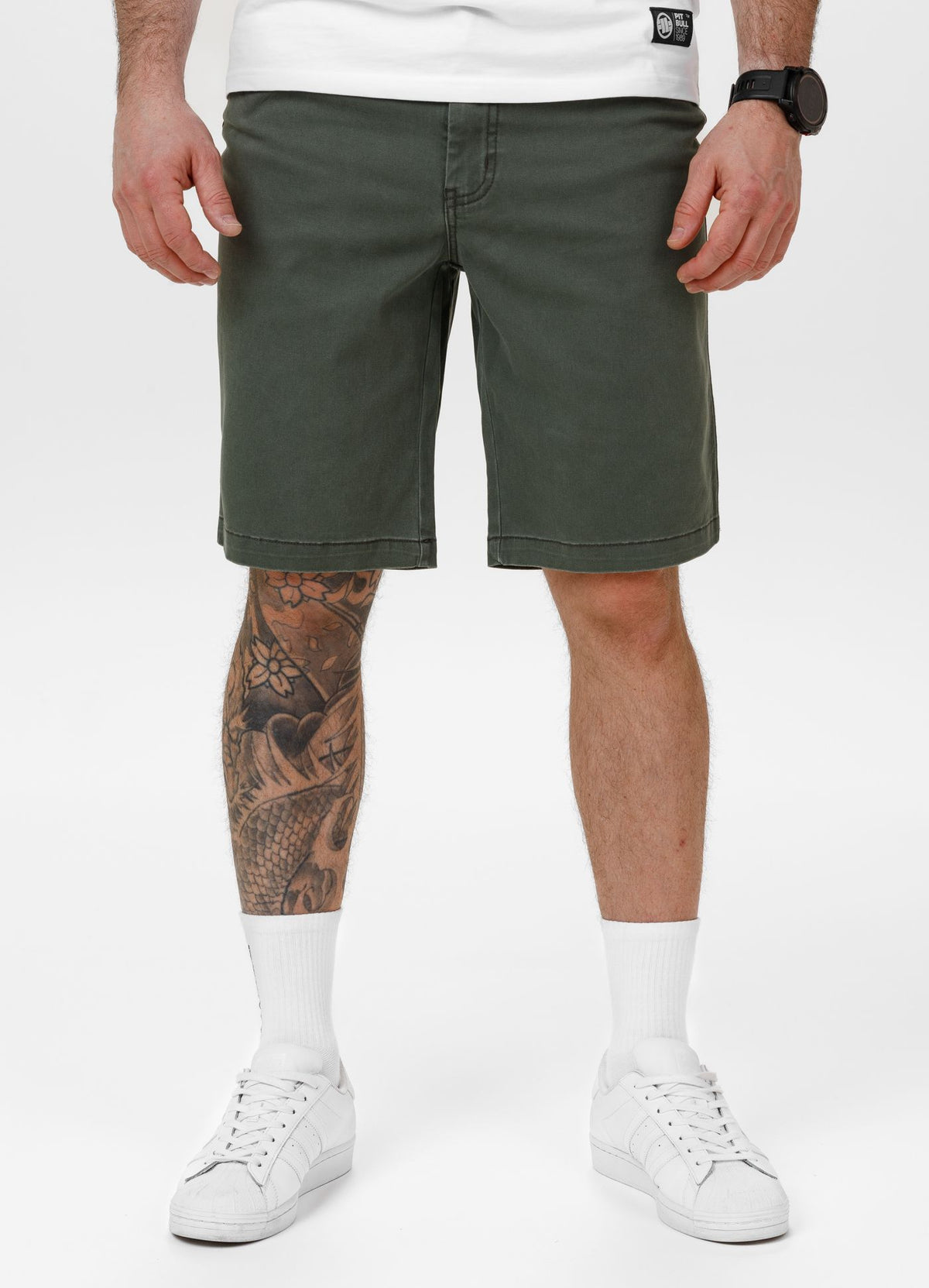Men's Chino Shorts GRAVES - Olive