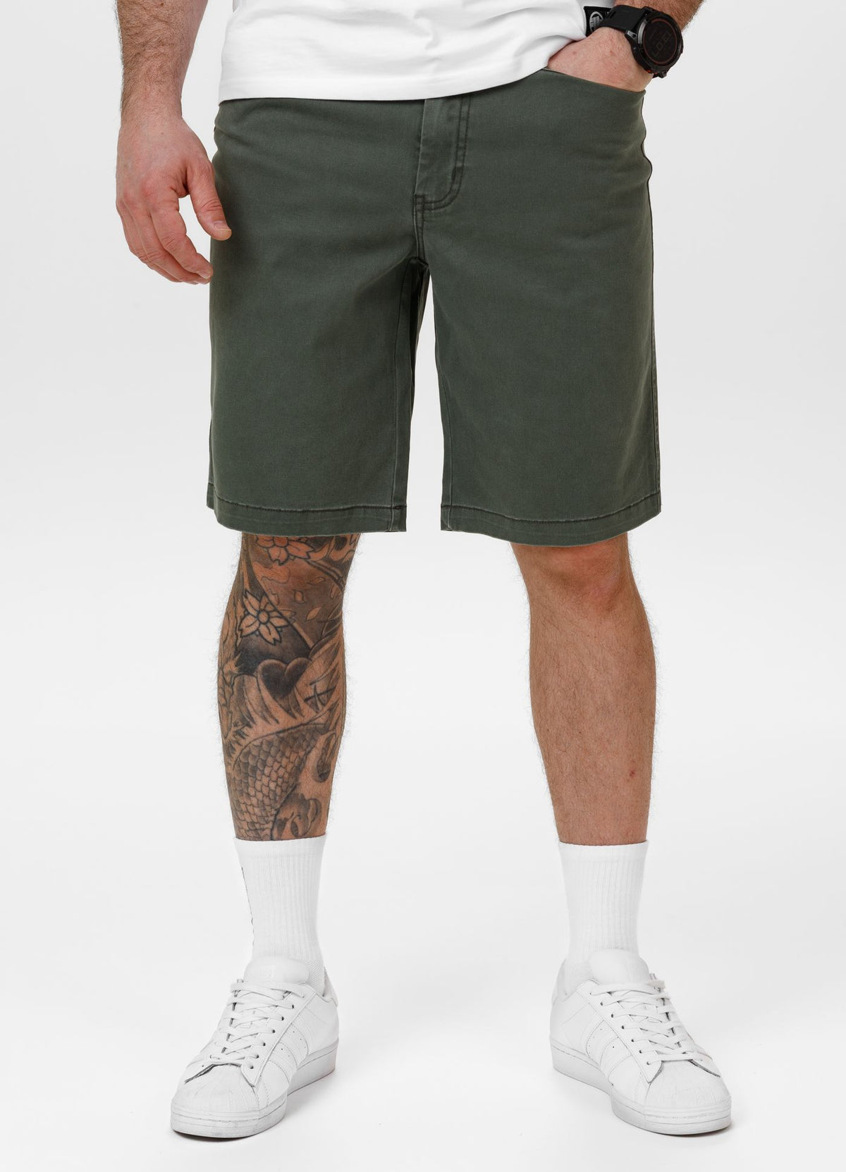 Men's Chino Shorts GRAVES - Olive