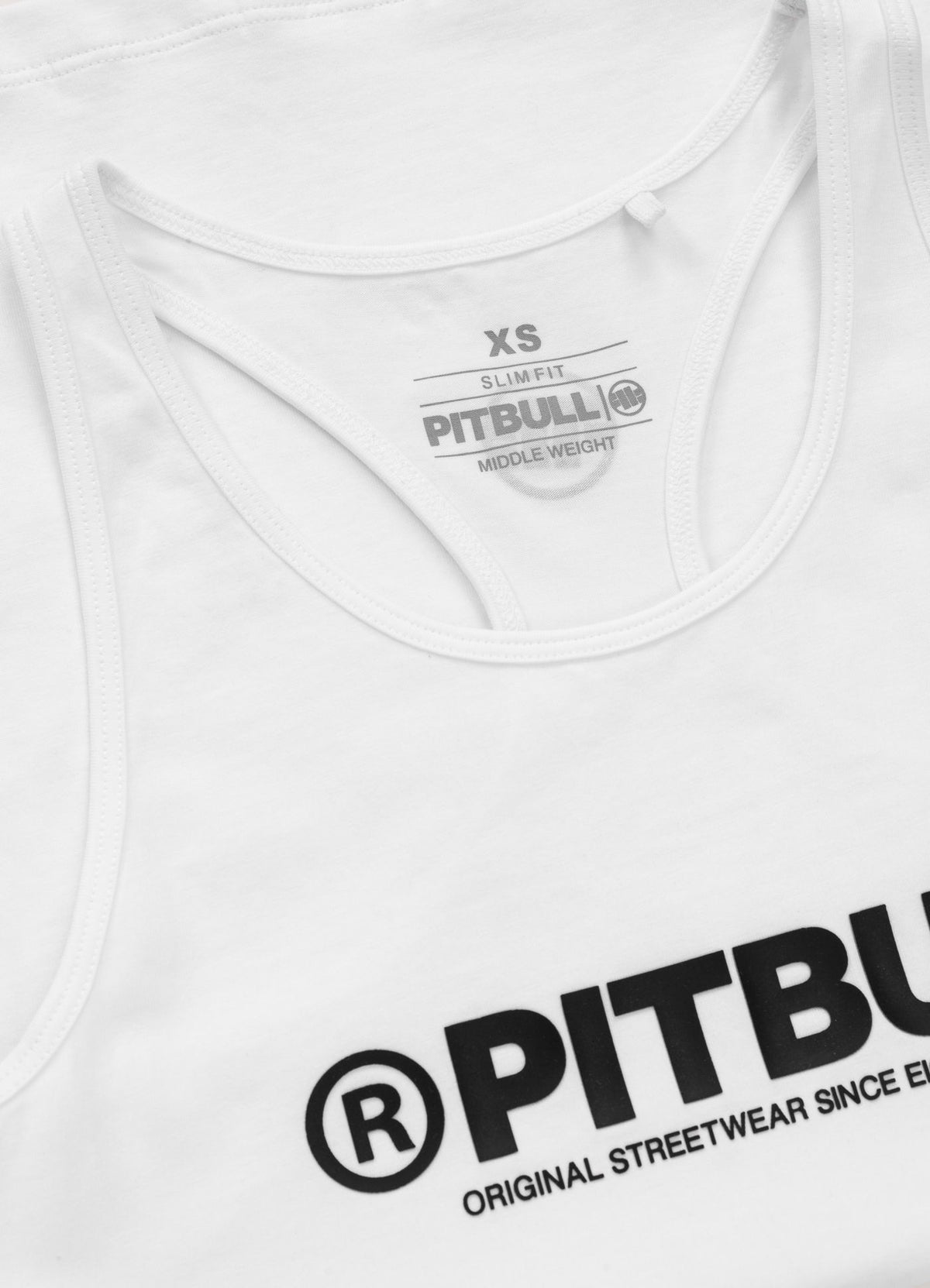 Damen Tank Top Slim Fit PITBULL R - Weiß