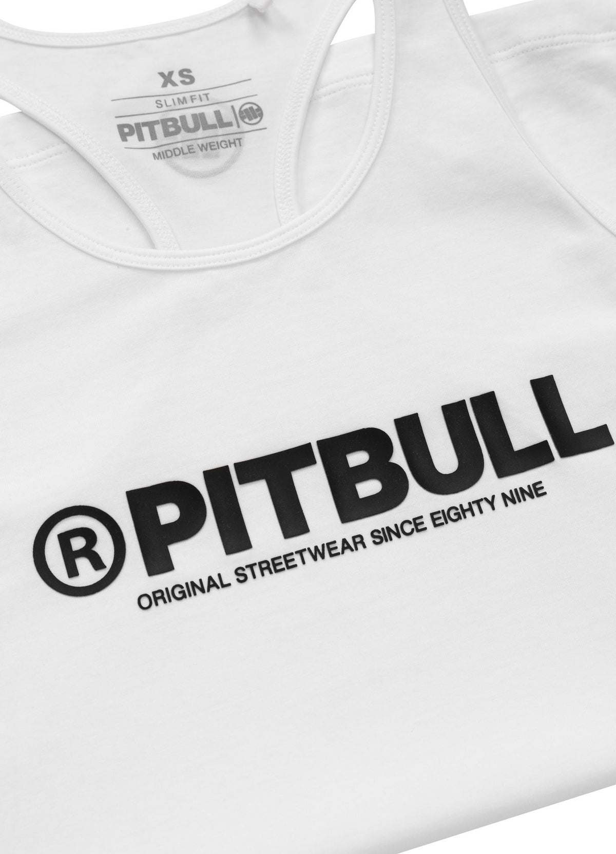 Damen Tank Top Slim Fit PITBULL R - Weiß