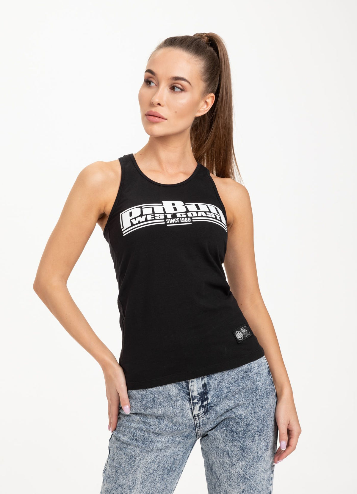 Women's Tank Top Slim Fit Classic Boxing - Pitbull.eu