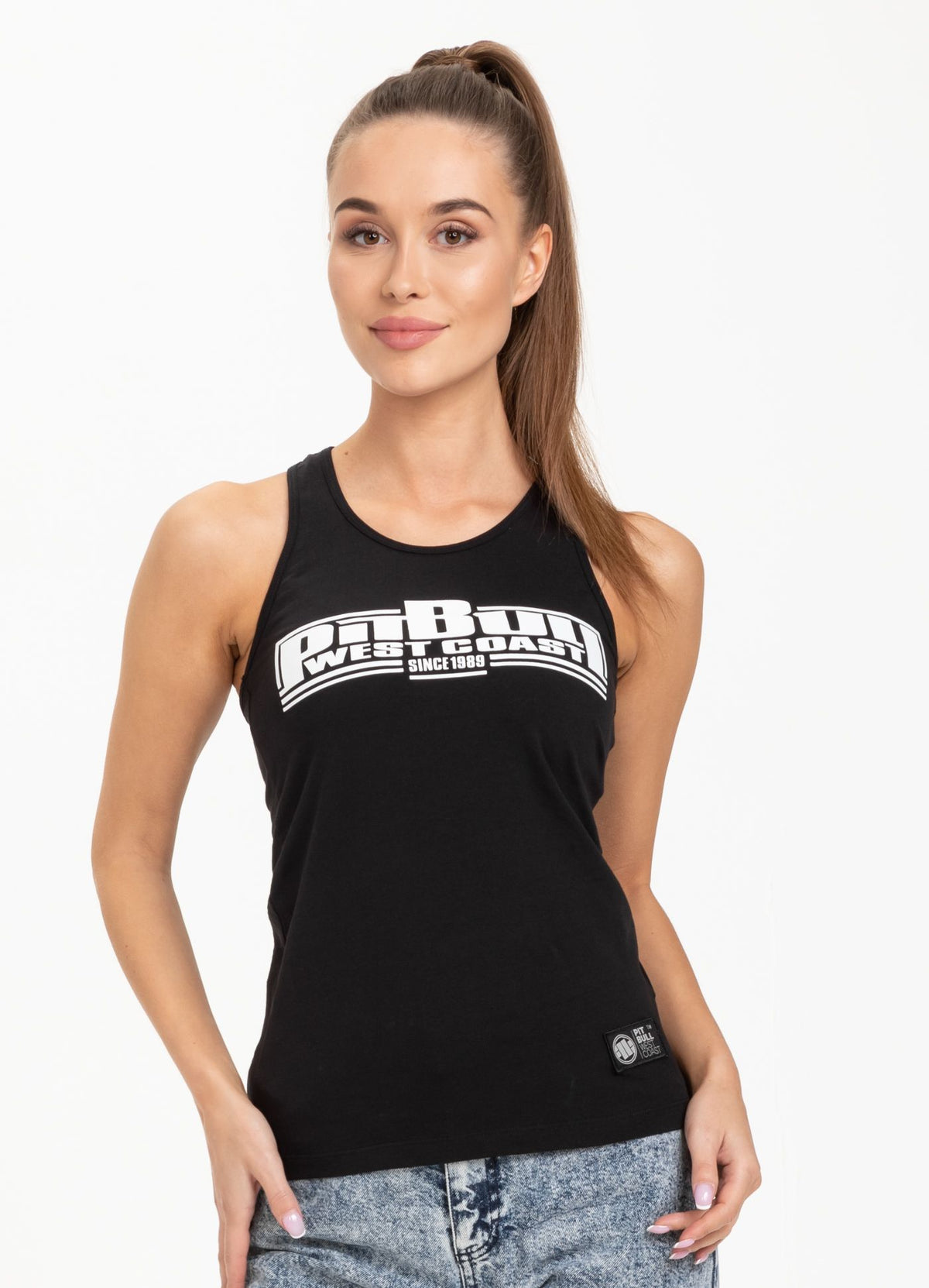 Women's Tank Top Slim Fit Classic Boxing - Pitbull.eu