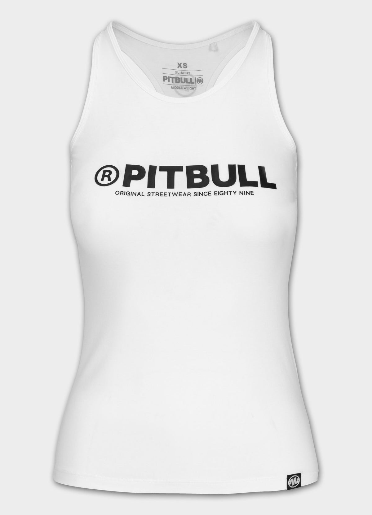 Damen Tank Top Slim Fit PITBULL R - Weiß