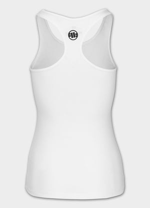 Damen Tank Top Slim Fit PITBULL R - Weiß