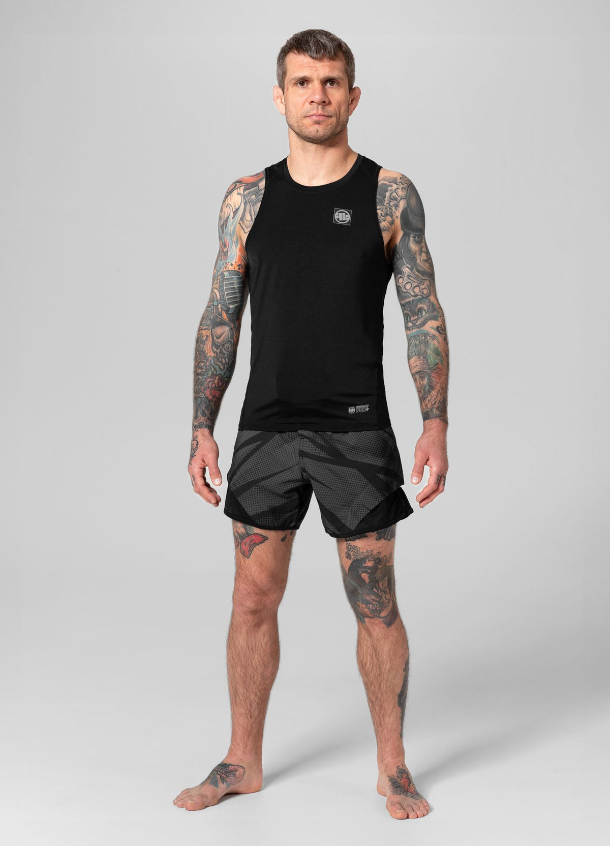 Tanktop Rashguard Performance Pro plus New Logo - Schwarz