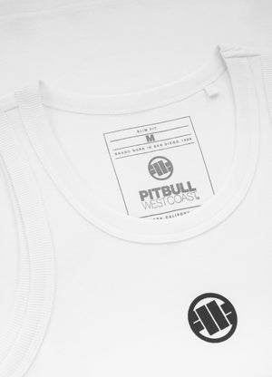 Tanktop Rib Small Logo - Weiß