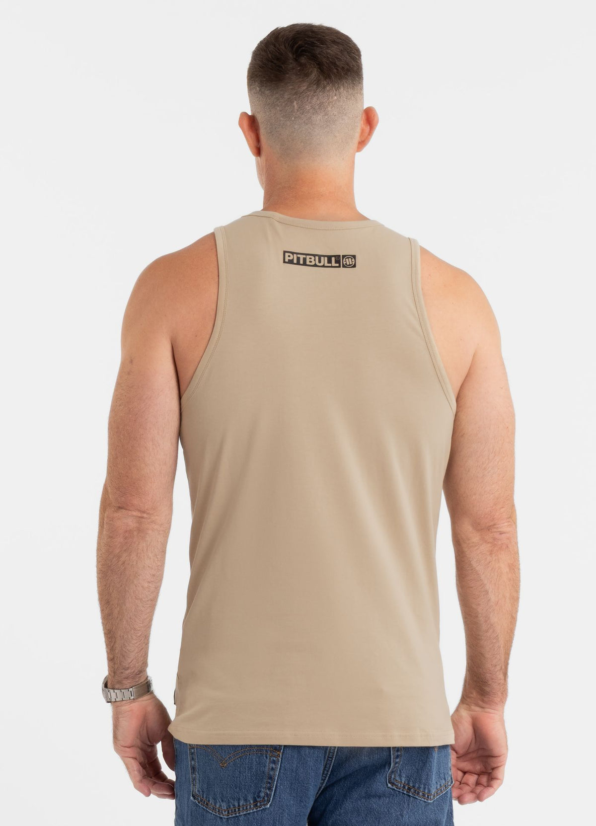Tanktop Slim Fit Hilltop - Sand
