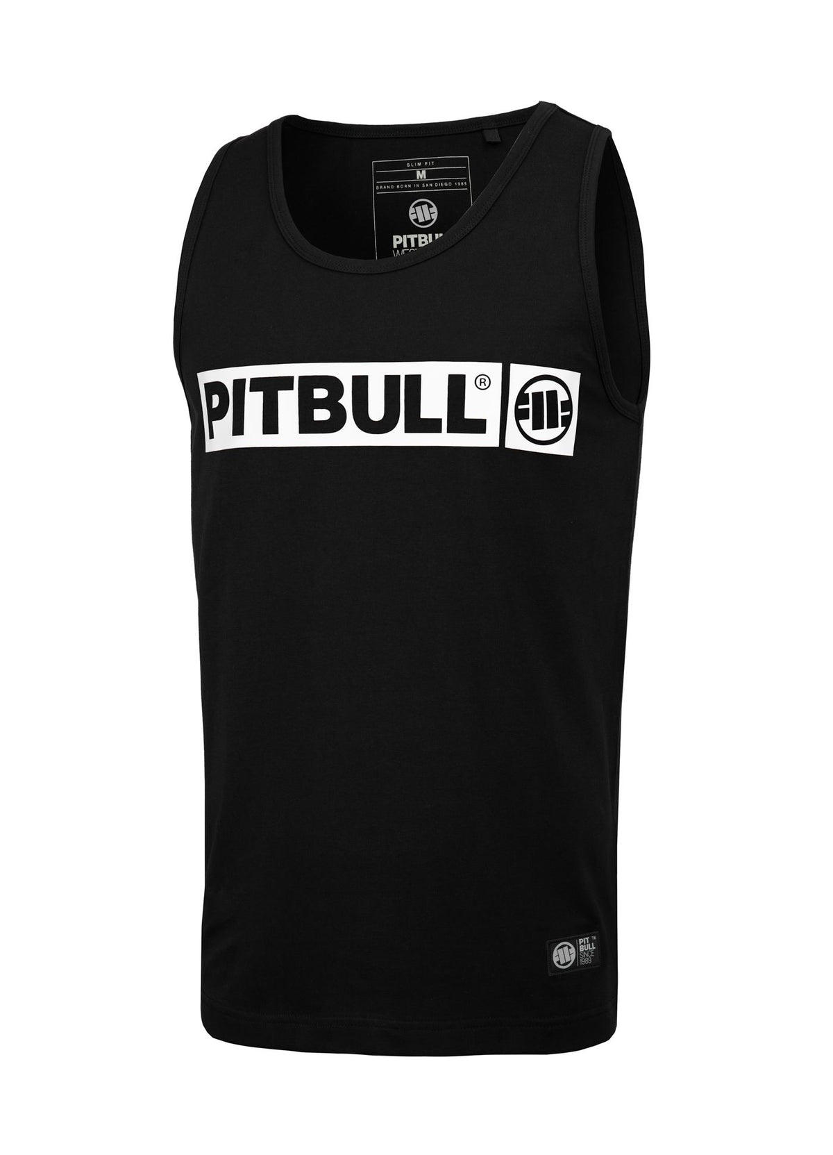 Tanktop Slim Fit Hilltop - Schwarz