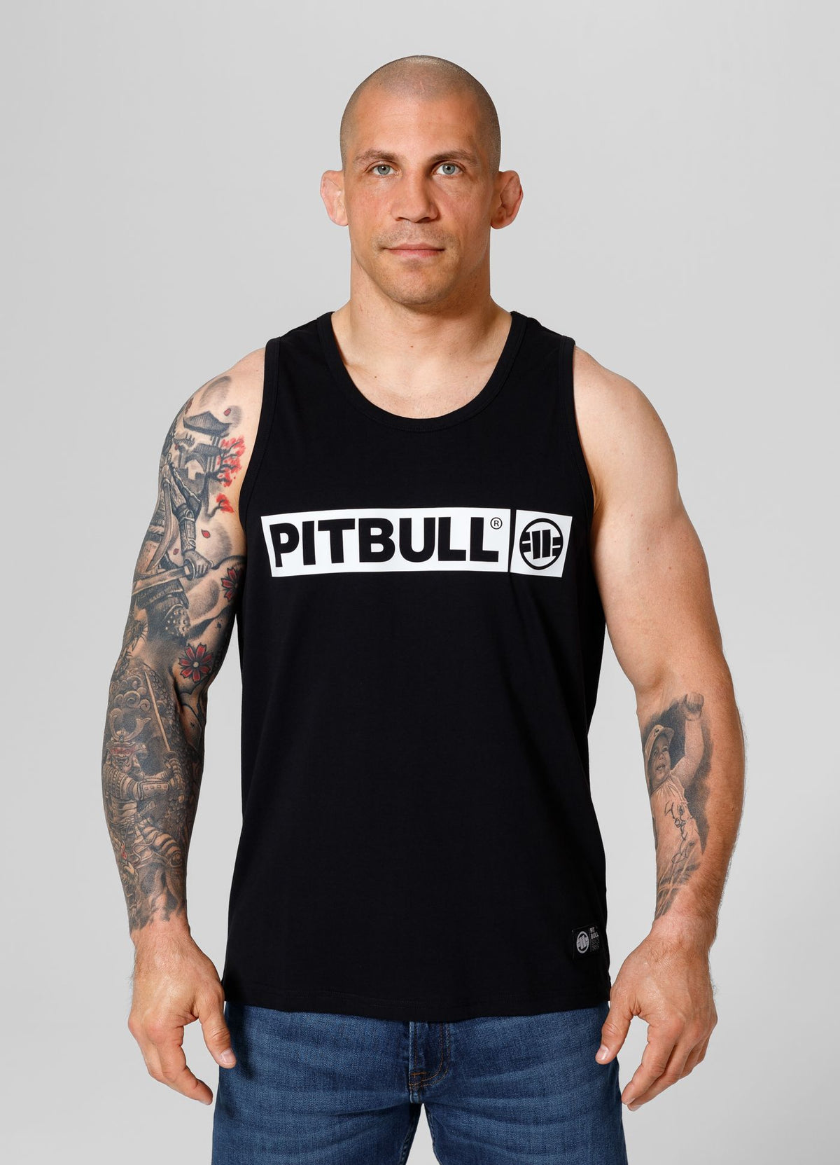 Tanktop Slim Fit Hilltop - Schwarz