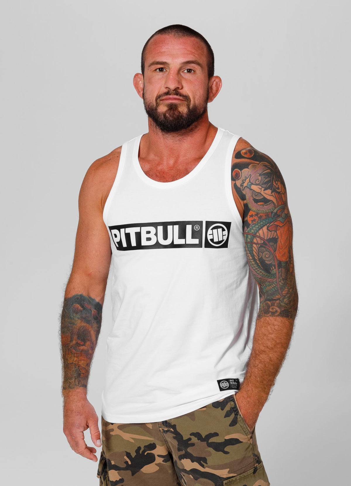 Tanktop Slim Fit Hilltop - Weiß