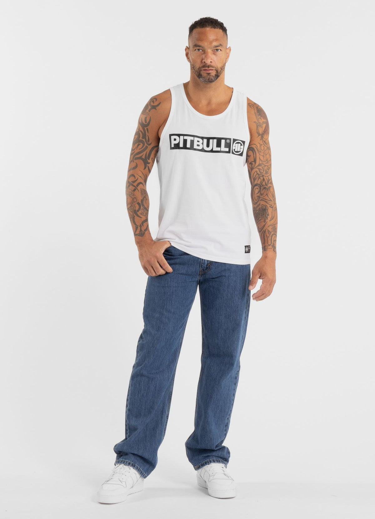 Tanktop Slim Fit Hilltop - Weiß