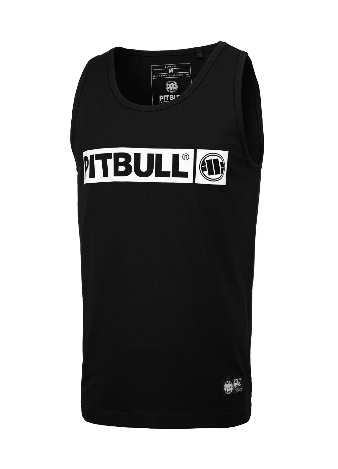 Tanktop Slim Fit Hilltop - Schwarz