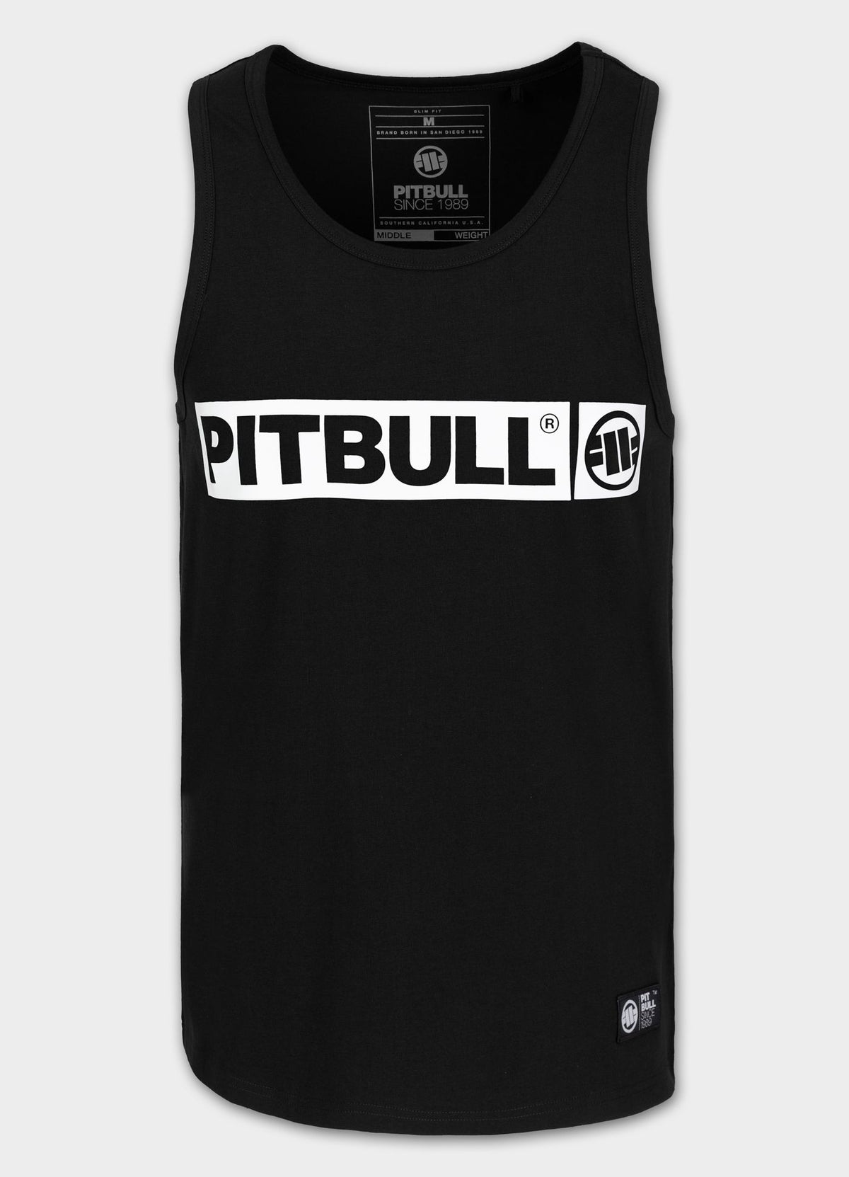 Tanktop Slim Fit Hilltop - Schwarz