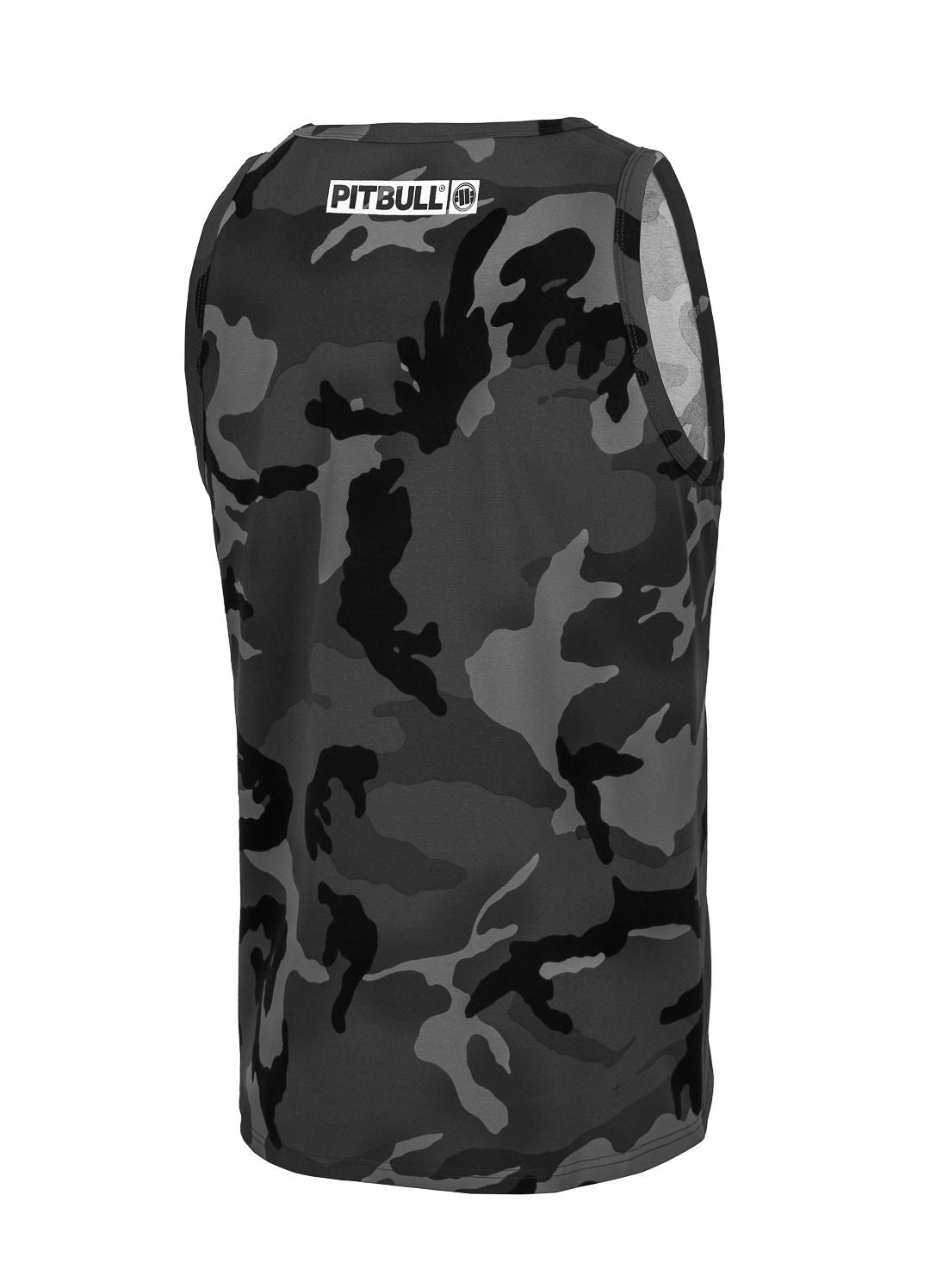 Tanktop Slim Fit Hilltop - Schwarzes Camouflage