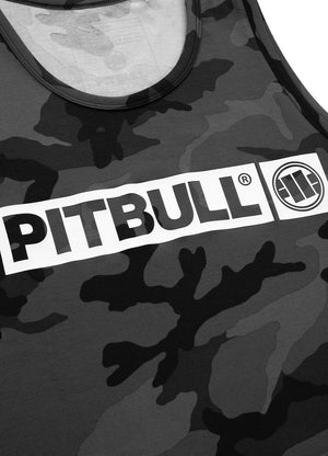 Tanktop Slim Fit Hilltop - Schwarzes Camouflage