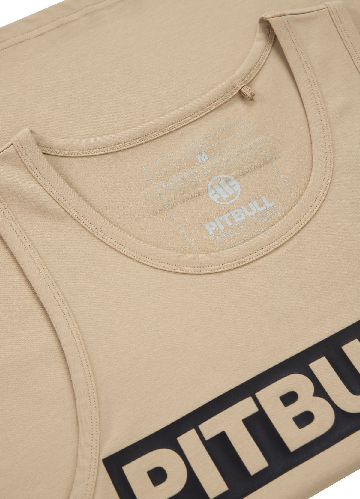 Tanktop Slim Fit Hilltop - Sand