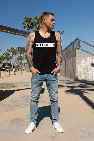 Tanktop Slim Fit Hilltop - Schwarz