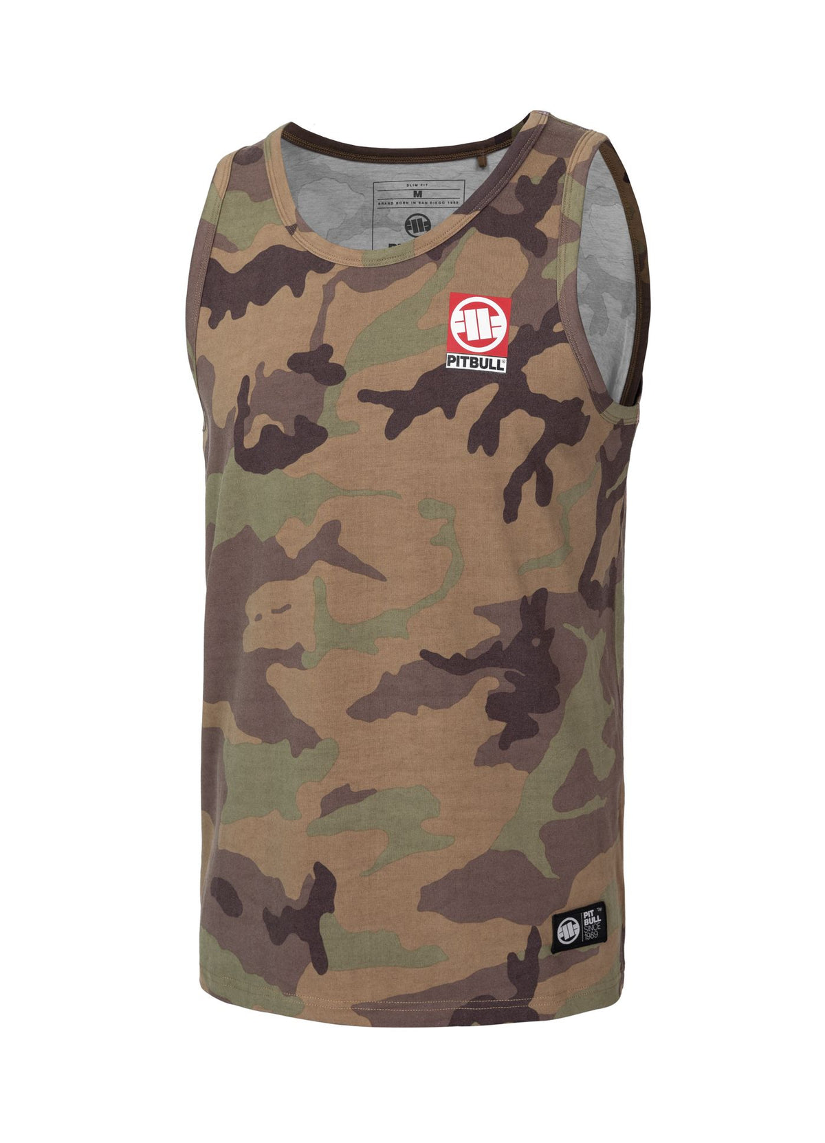 SMALL HILLTOP – Tanktop mit Camouflage-Muster und schmaler Passform