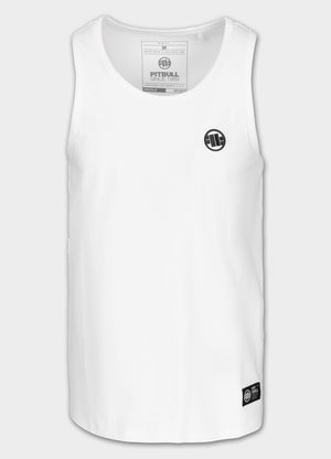 Tanktop Slim Fit Small Logo - Weiß