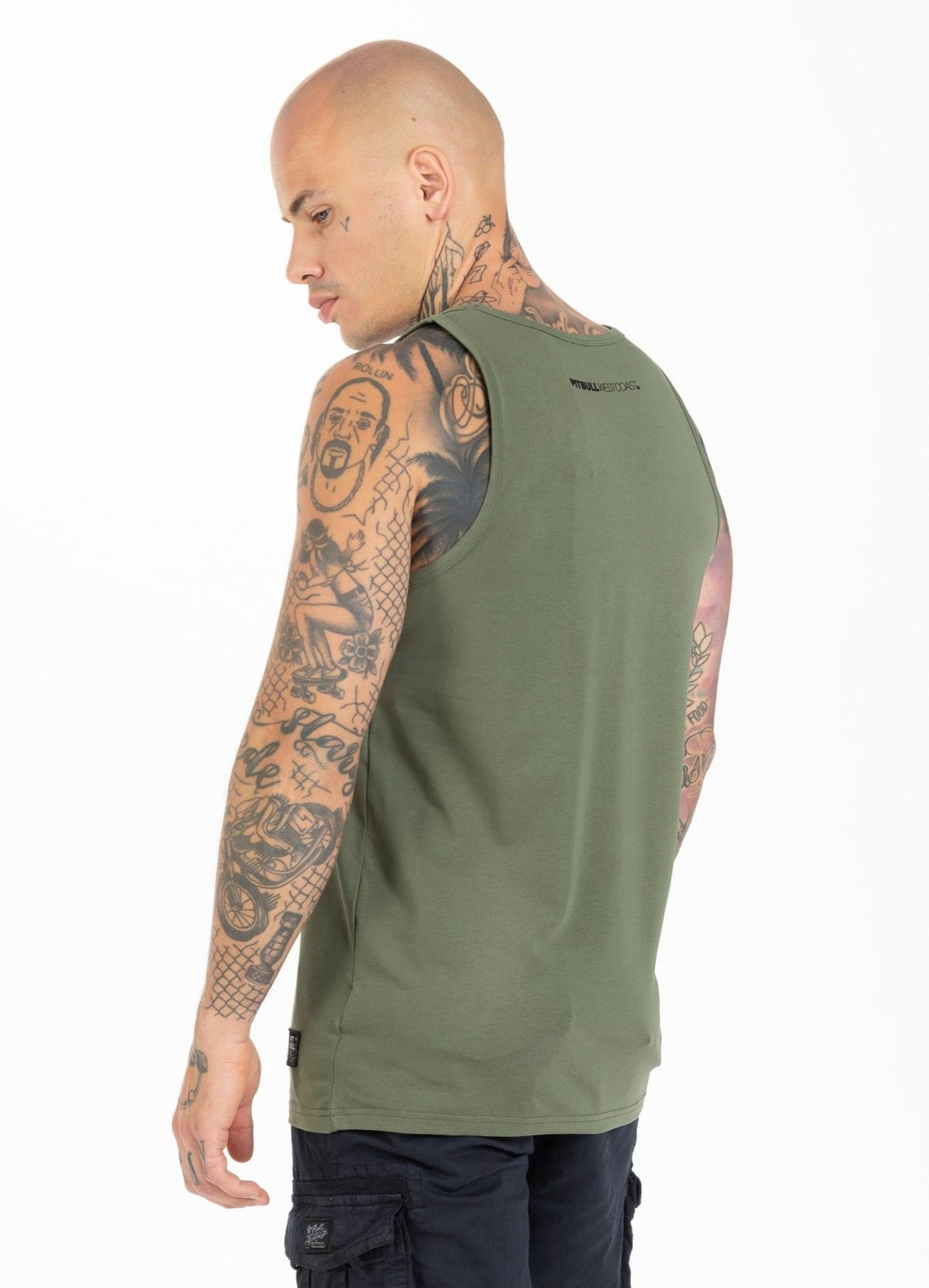 Tanktop Slim Fit Kleines Logo