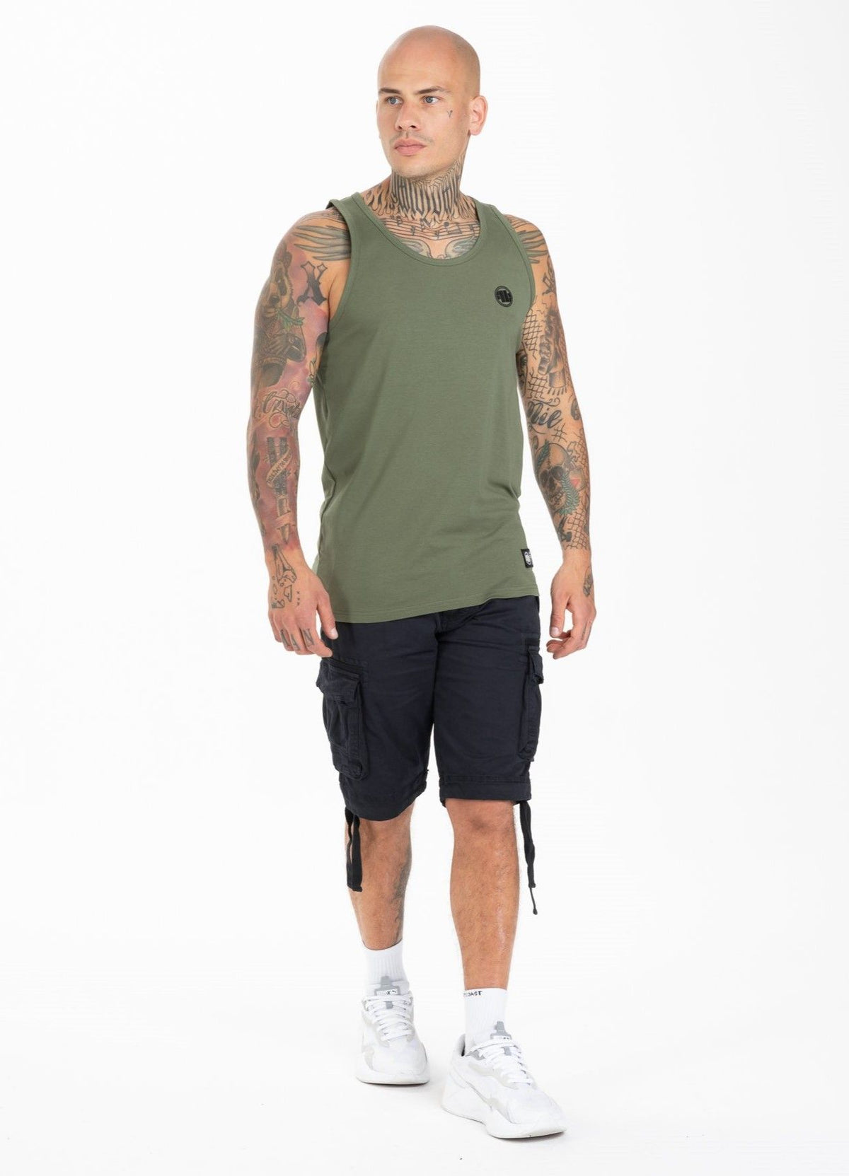 Tanktop Slim Fit Kleines Logo