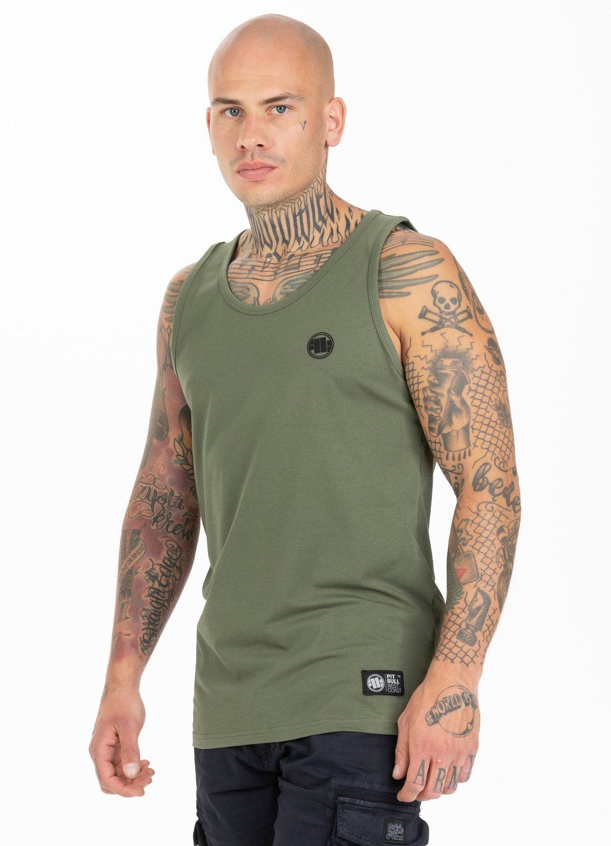Tanktop Slim Fit Kleines Logo