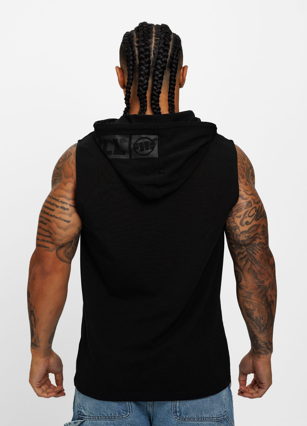 Hoodie Tanktop Hilltop - Schwarz