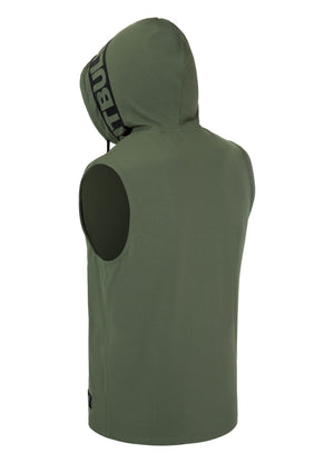 Hoodie Tanktop Hilltop - Olivgrün