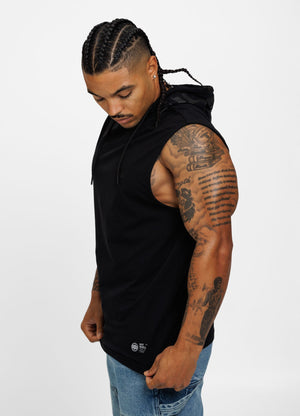Hoodie Tanktop Hilltop - Schwarz