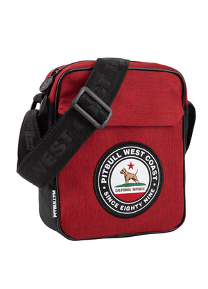 SCHULTERTASCHE CIRCAL HUND SCHWARZ-ROT
