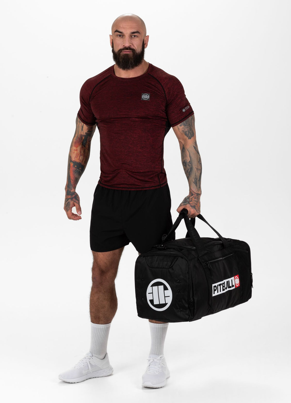 Schwarze Reisetasche von FIGHT HILLTOP