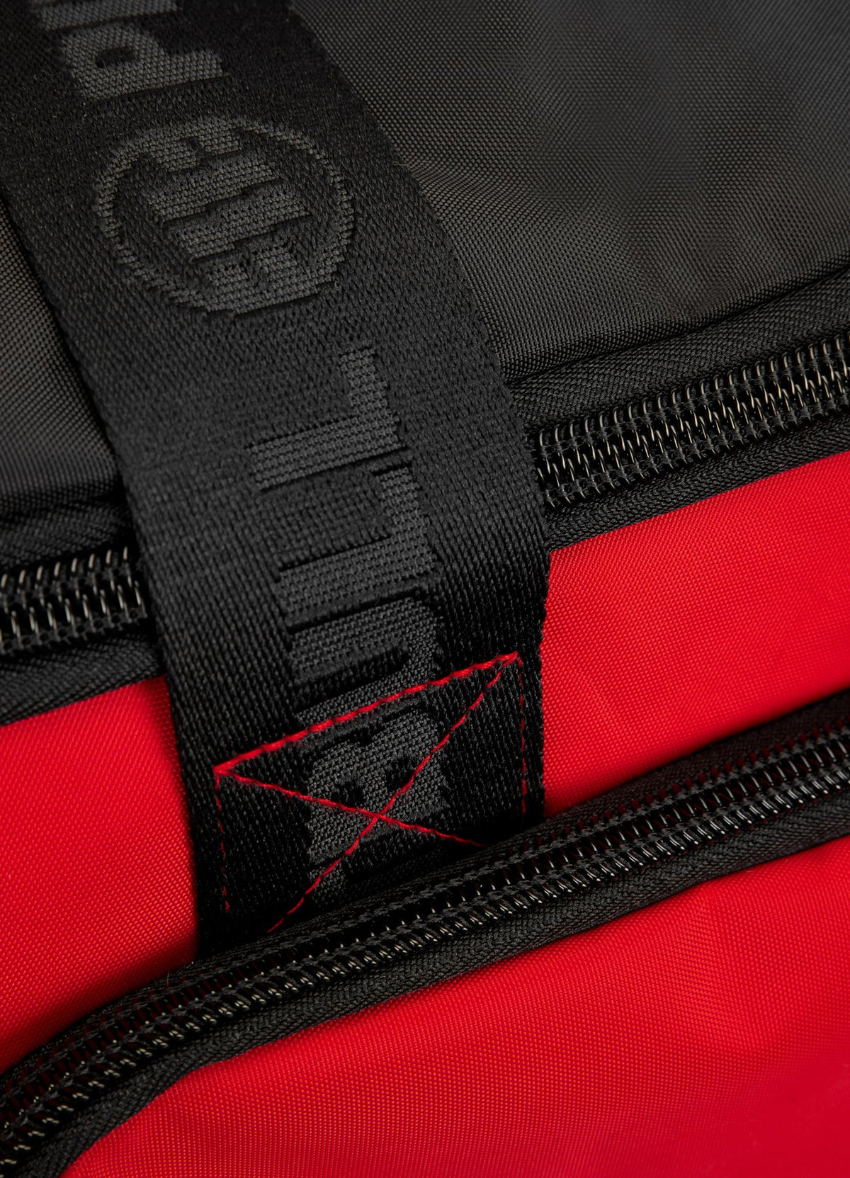 Große Reisetasche „LOGO TNT 2“ in Rot/Schwarz