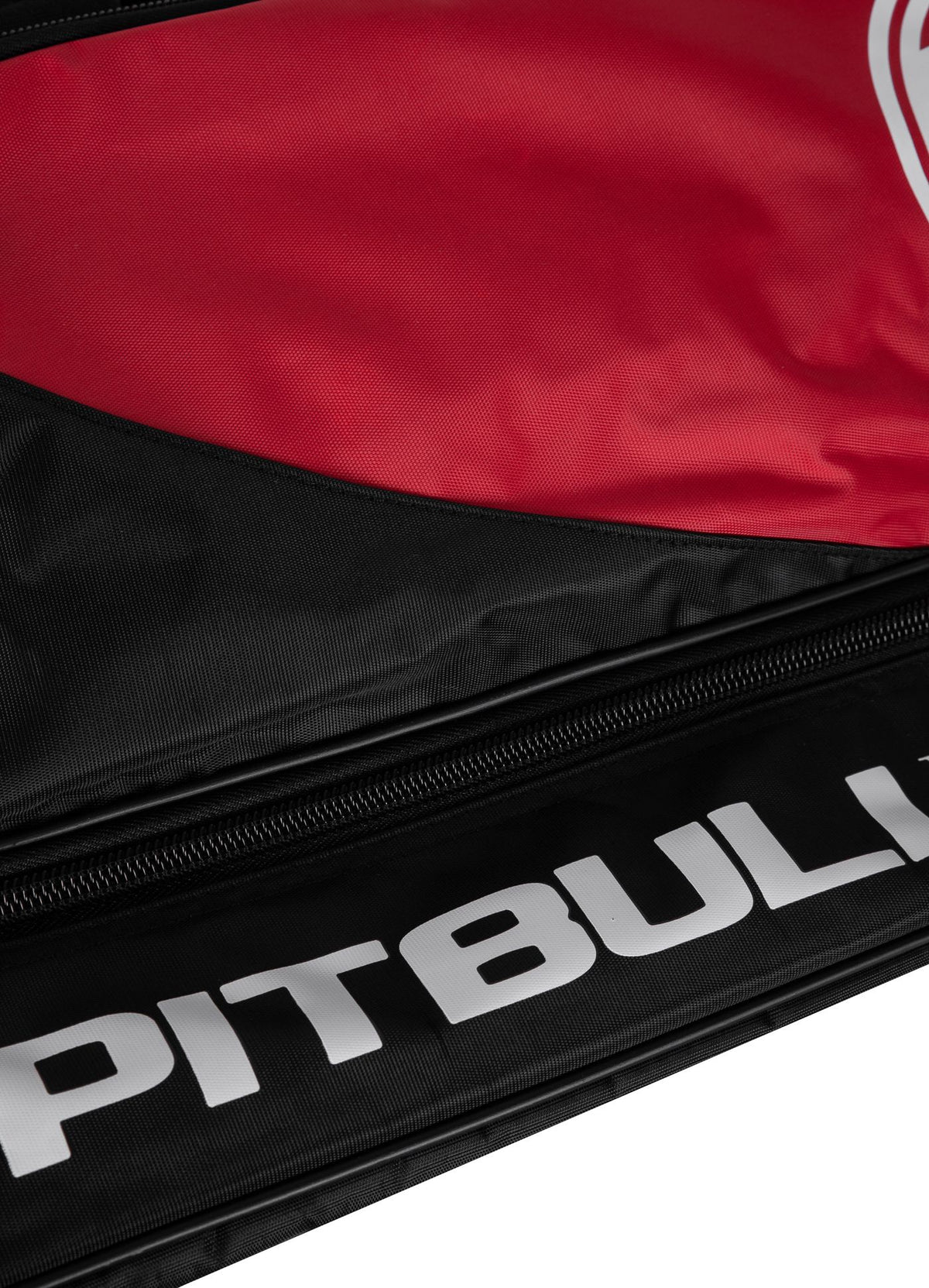 BIG DUFFLE BAG LOGO PITBULL SPORTS SCHWARZ/ROT