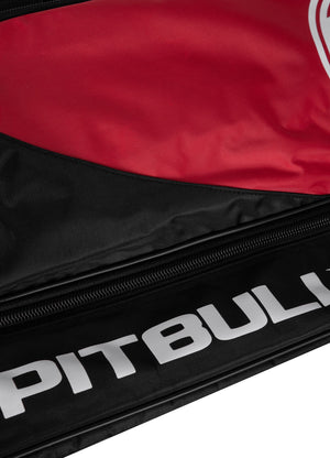 BIG DUFFLE BAG LOGO PITBULL SPORTS SCHWARZ/ROT