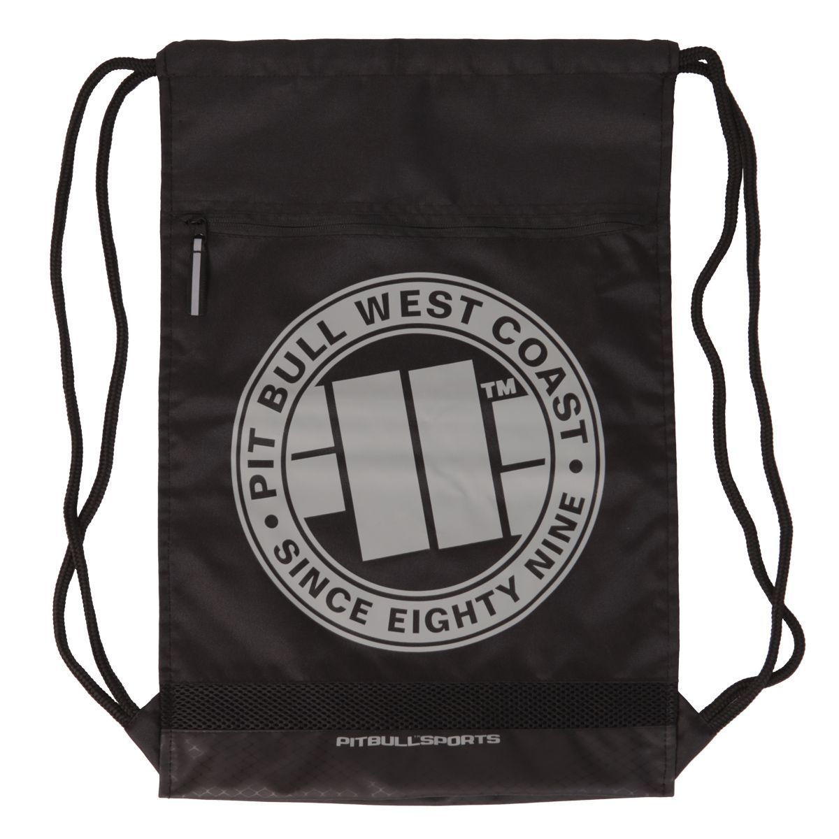 PitBull Gym Sack Tasche Schwarz