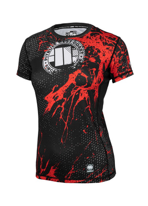 Damen Rashguard Mesh BLOOD DOG