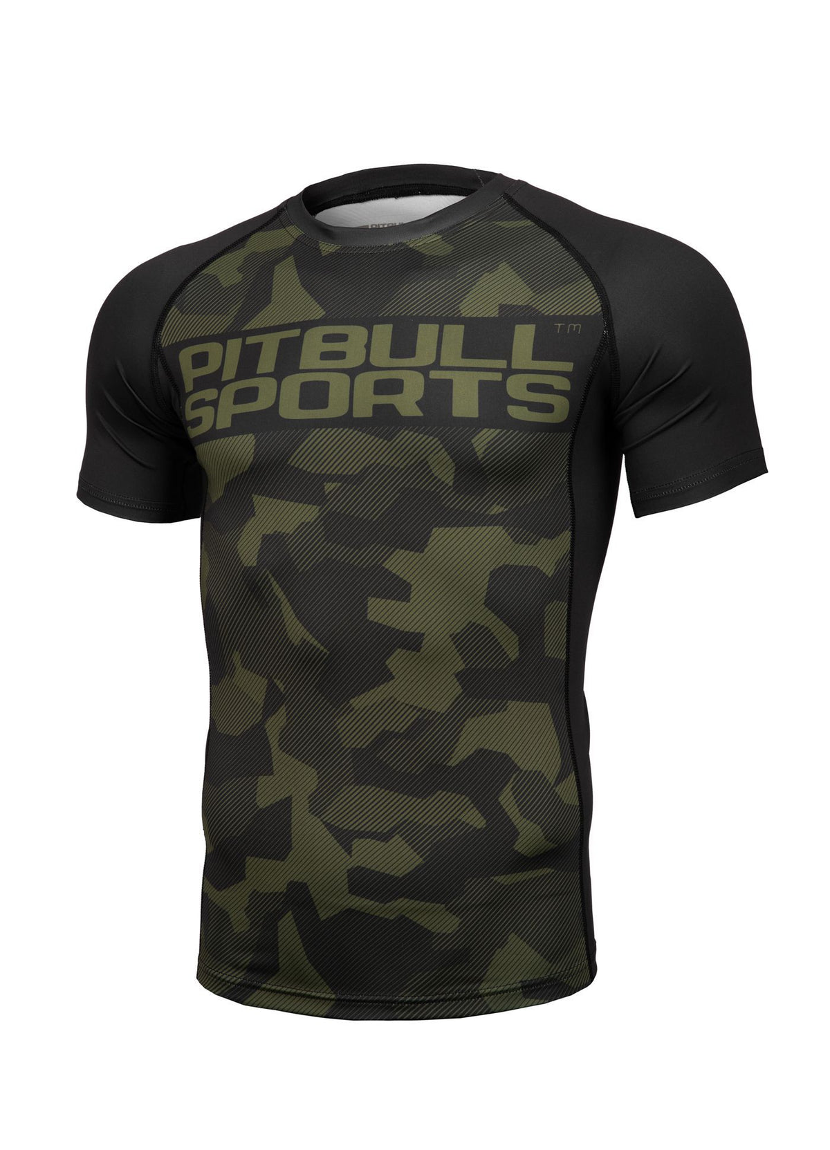 RASHGUARD KURZARM DILLARD CAMO OLIVE