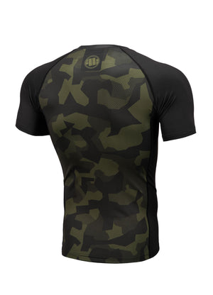 RASHGUARD KURZARM DILLARD CAMO OLIVE