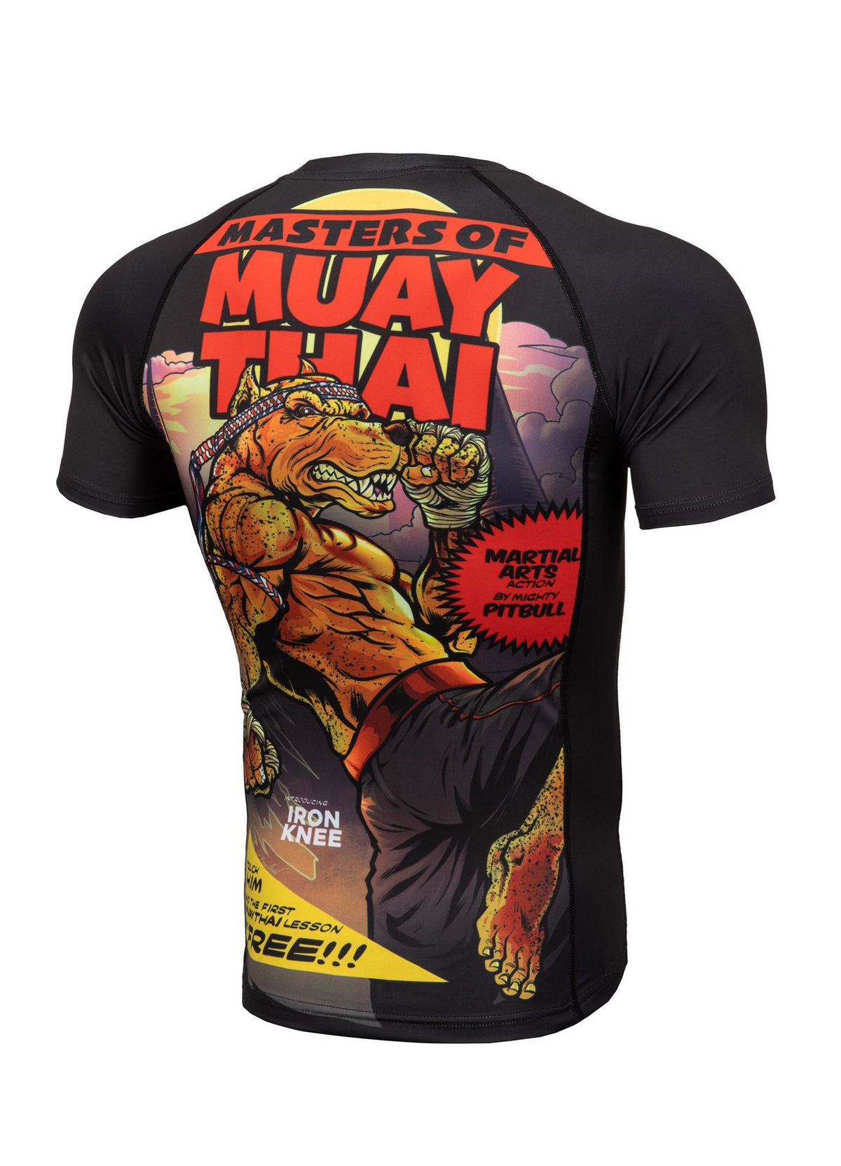 RASHGUARD KURZARM MASTER OF MUAY THAI 2 SCHWARZ