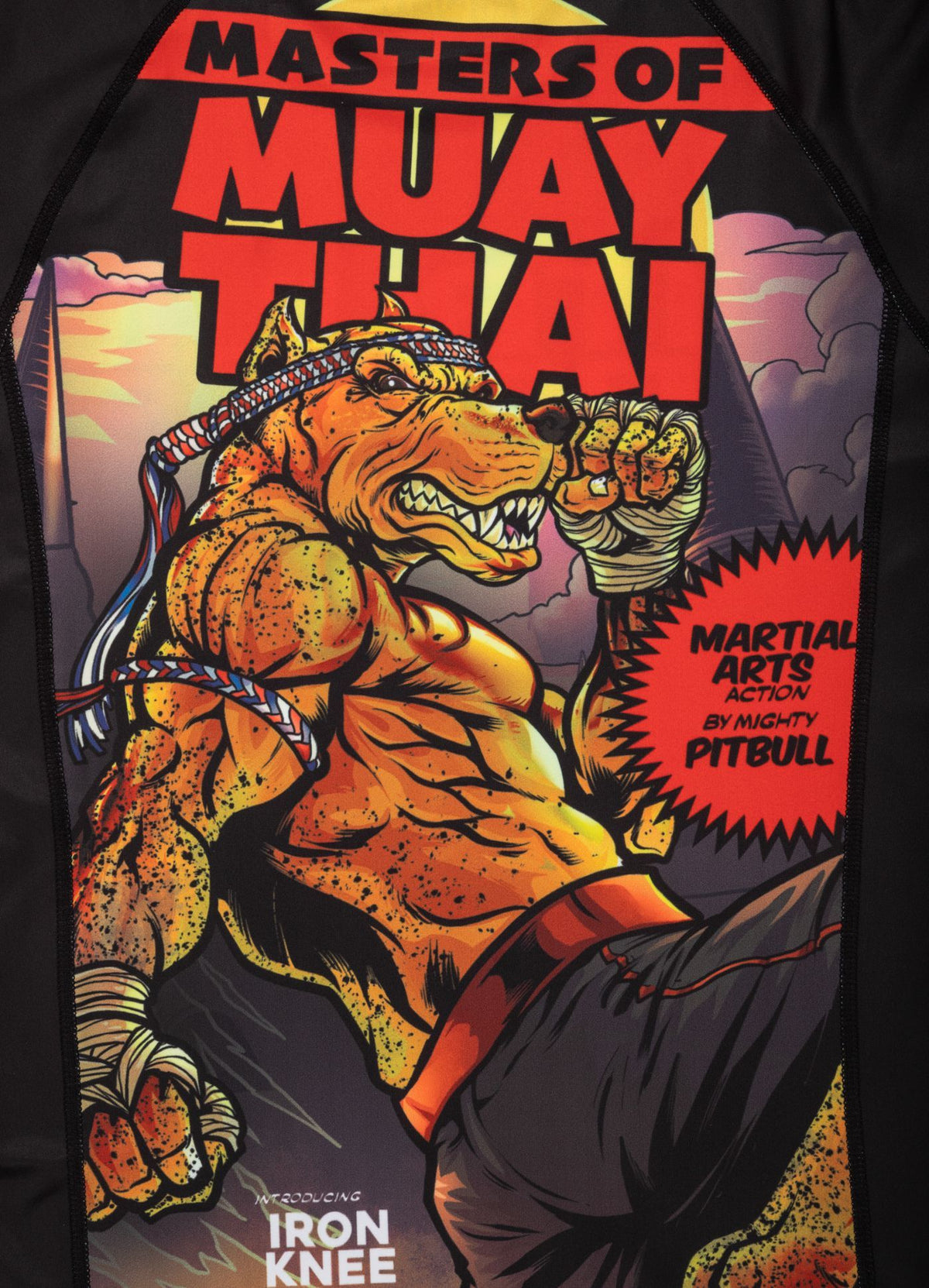 RASHGUARD KURZARM MASTER OF MUAY THAI 2 SCHWARZ