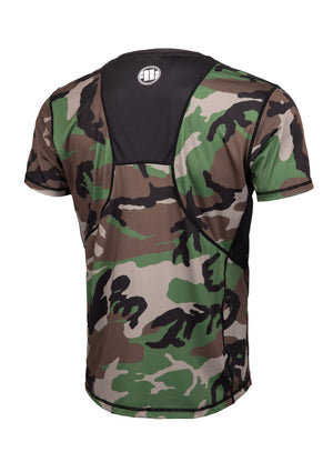 Rashguard Mesh-T-Shirt CAMO BOXING Woodland Camo