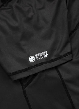 Netz-T-Shirt Performance DILLARD FLUO Schwarz/Gelb