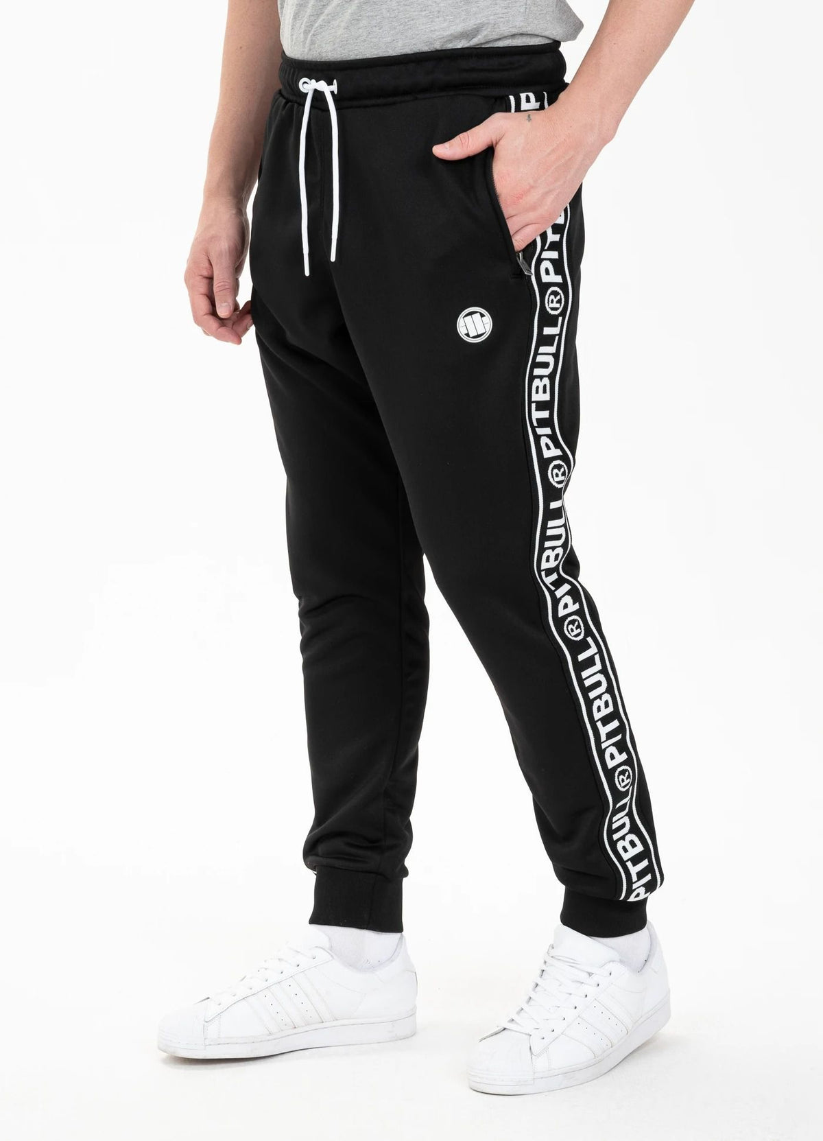 Sweatpants Oldschool Tape Logo - Pitbull.eu