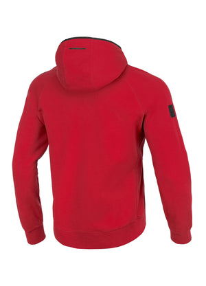 Hooded Sweatjacket HARRIS Red - Pitbull West Coast International Store 